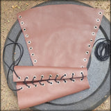 Leather stone sleeves