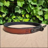 Leather Ratcheting Competition Belt