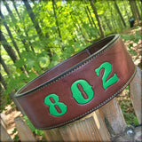 Additional lettering on Custom Belt purchase