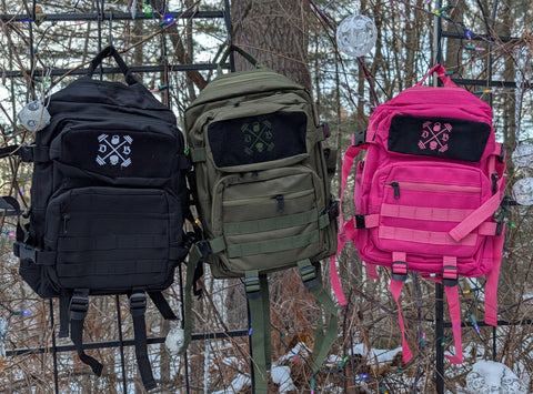 gym mini backpack Mini Tactical Gym Backpack Pink