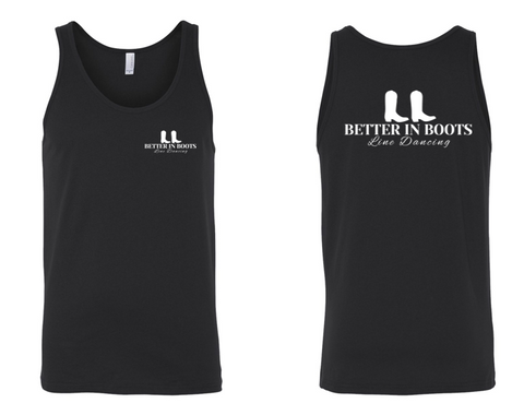 Better in Boots Unisex Tank Top