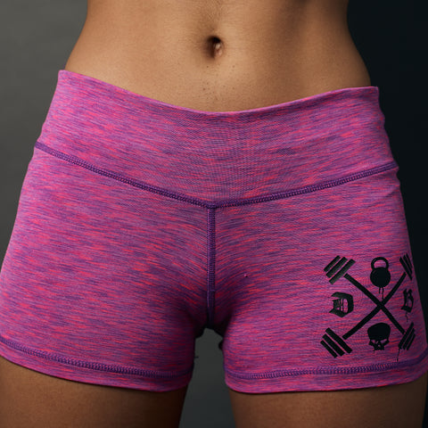 Wod Gear Band Booty Shorts Enchanted Forest Shorts Workout Shorts
