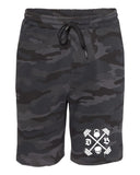 Black Camo Shorts (Unisex)